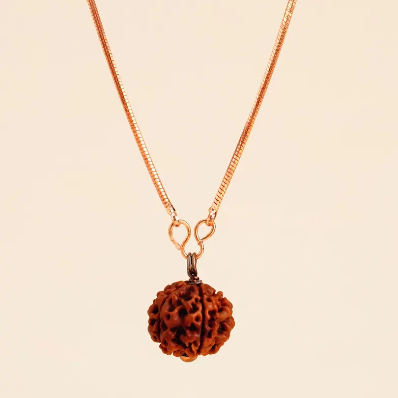 Adiyogi Rudraksha with copper chain (Long Chain)
