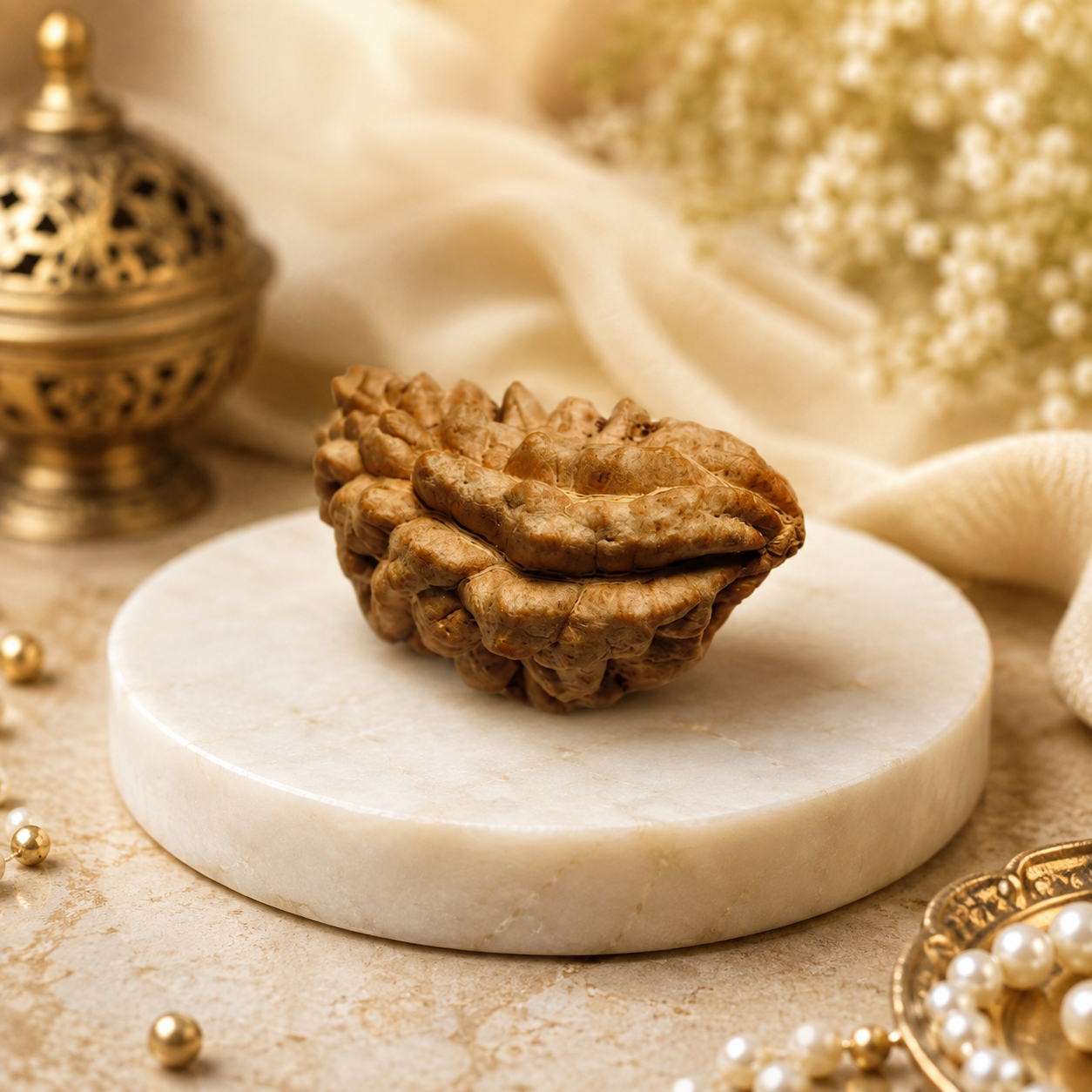 1 Mukhi Kaju Dana Rudraksha 1 Mukhi Kaju Dana Rudraksha Ek Mukhi Half Moon Rudraksha (2)