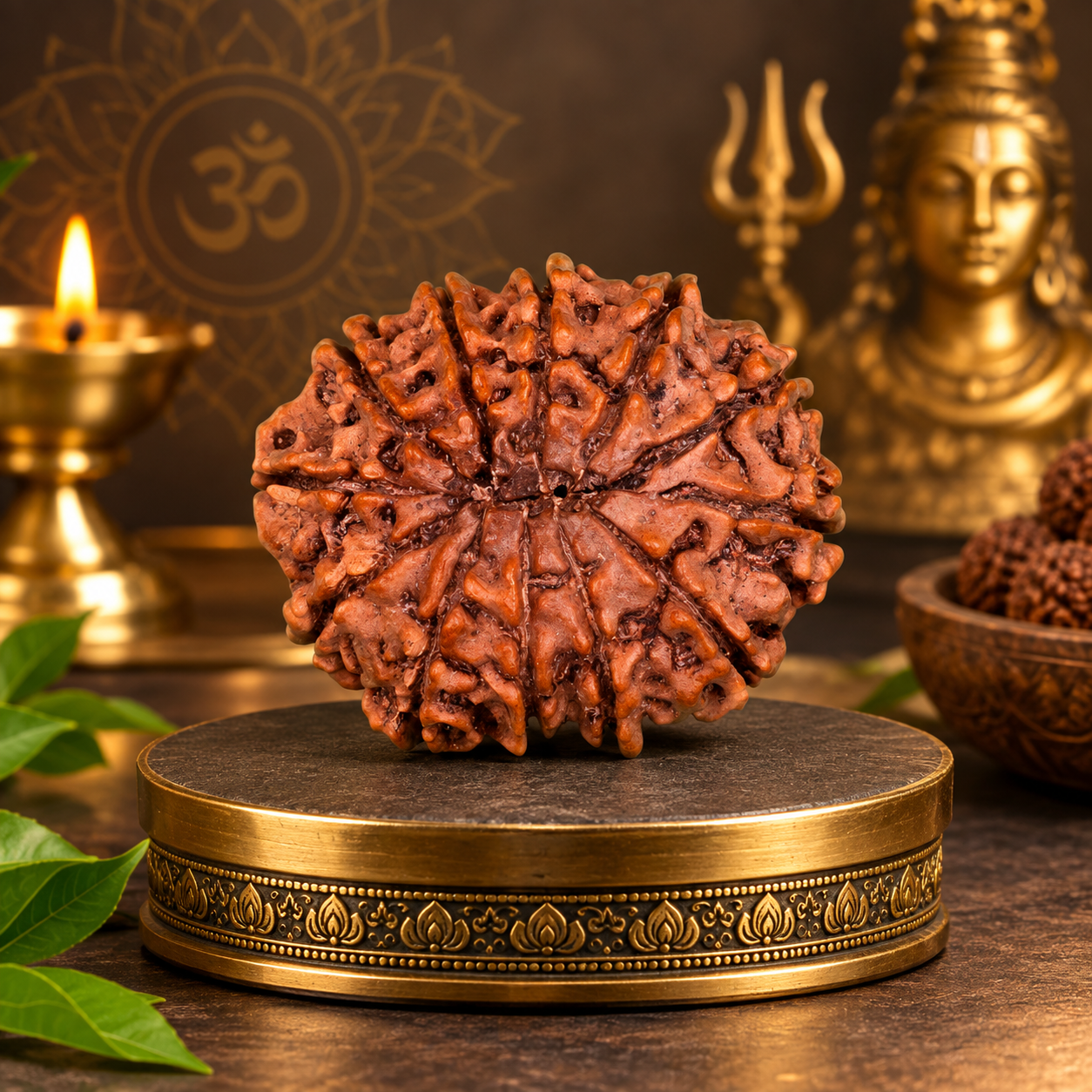 12 Mukhi Rudraksha front 12 Mukhi Rudraksha front