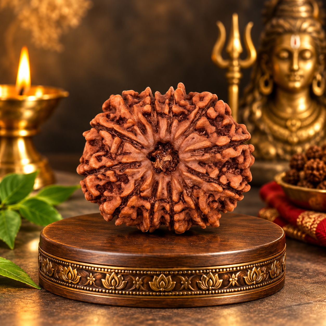 12 Mukhi Rudraksha back 12 Mukhi Rudraksha back
